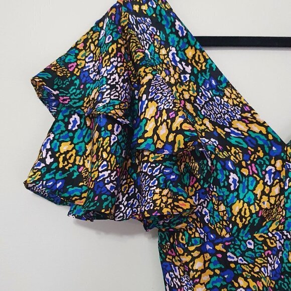 NEW Tanya Taylor 100% Silk Multicolor Demi Dress - Picture 10 of 11